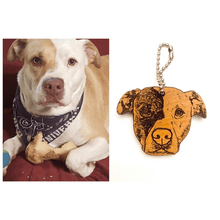 Load image into Gallery viewer, Personalized Pet Keychain (Hardwood)
